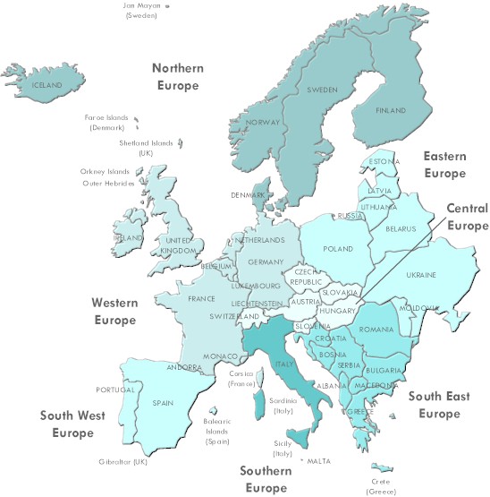 clipart map of europe - photo #20